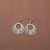 Nuevos Pendientes de Tendencia Nacional Estilo Chino Estilo Antiguo para Mujer, Pendientes Largos con Borla de Plata Xizang Estilo Palacio Retro, Joyería para Orejas Estilo Étnico