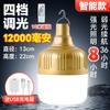 Bombilla LED Recargable Puesto Super Brillante Exterior Gran Capacidad Lámpara Colgante Mercado Nocturno Portátil Larga Vida Estilo Camping Luz de Emergencia
