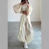 Exportación Transfronteriza Estación Independiente Amazon 2024 Moda Europea y Americana Tops Sueltos + Pantalones Traje de Dos Piezas para Mujer