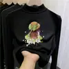 Nueva colección de otoño e invierno de capas base de forro polar para niños: Camisetas interiores de manga larga con cuello alto, cálidas y cómodas, para niñas pequeñas y niños pequeños