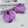 Patrón artificial tocado de flores de phalaenopsis sombrero flor haciendo hecho a mano diy mano regalo pastel postre accesorios de mesa