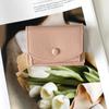 Cartera Pequeña de Estilo Japonés Multifunción para Mujer Cartera Ins para Mujer con Sentido de Alto Nivel PU Multifunción Certificado Monedero para Monedas Transfronteriza
