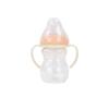 Elle Garrafa de Palha de Diâmetro Largo Garrafa Infantil Real Sense Anti-flatulência 6 Meses PP Resistente a Quedas