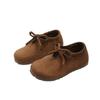 Van Cahau Girl's Bow Shallow Mouth Slip-on Princess Shoes 2025 Primavera e Outono Novos Sapatos Birkenneth de sola macia para crianças