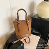 Bolsos para Mujer 2026 Moda Nuevo Otoño e Invierno Casual Versátil Elegante Bolso de Mano de Alta Gama Bolso Bandolera Pequeño Bolso Cubo