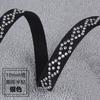 Joyería DIY cuerda de cuero remache de diamantes de imitación tira de terciopelo Corea del Sur punto dorado negro plateado cinturón de diamantes remache cinturón de terciopelo accesorios de ropa