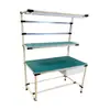 Taller Libre de Polvo de Fábrica Mesa de Trabajo Antiestática Mesa de Trabajo con Tubería Lean Mesa de Inspección de Calidad