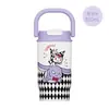 Taza térmica co-branded Sanrio Hello Kitty para estudiantes, portátil con asa, vaso de agua de dibujos animados, estilo lindo y femenino