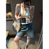 Mochie Confortável e Casual Simples Gola U Slim Fit Emagrecedor Top Básico com Bojo Mq1252
