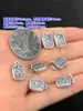 S999 Plata Pura Retro Etiqueta de Buena Suerte Colgante Cuerda Trenzada a Mano Pulsera Collar Accesorios Hechos a Mano diy