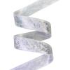 Cinta de 25 mm con Vidrio Triturado, Cinta de Satén con Pluma de Fénix Plateada, Cinta Decorativa para Empaque Estilo Chino