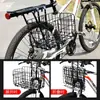 Portabultos Trasero para Bicicleta de Montaña Canasta para Bicicleta Canasta Plegable Colgante en el Cuadro de Bicicleta de Montaña Bolsa de Empaque Universal