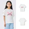 Balabala Roupas Infantis Camiseta Manga Curta Infantil para Meninas 2025 Nova Roupa de Verão para Crianças Maiores Tops Estampados de Secagem Rápida Doce