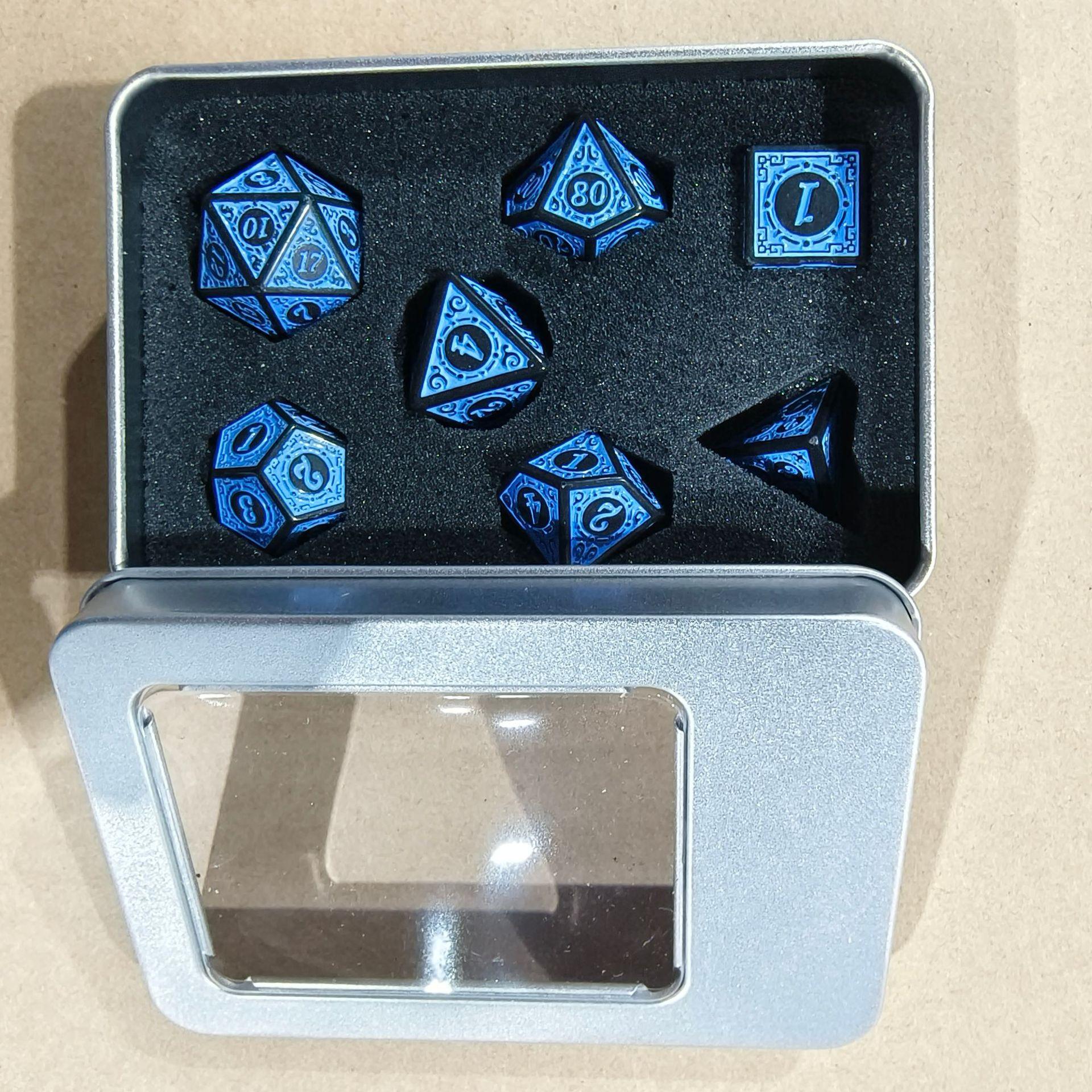 铁盒装图案黑色蓝油