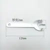 100 Chave Fixa de Esmerilhadeira de Ângulo 3,5mm de Espessura Chave de Moedor