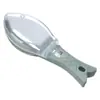 Raspador de escamas de pescado manual para cocina con cubierta Anti-salpicaduras Rascador de pescado para el hogar Sin lesiones en la mano Almacenamiento autónomo Caja para escamas de pescado Cuchillo para desescamar