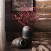 Jarrón de Cerámica Estilo Chino Nuevo de Jingdezhen con Patrones Grabados a Mano, Jarra de Cerámica Gruesa, Florero Creativo para Sala de Estar de Casa de Huéspedes y Hotel, Envío Gratis