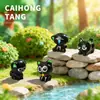 Miniaturas de Luo Xiaohei Desenho Animado Brinquedos da Moda Acessórios DIY Decoração de Micro-Paisagem para Desktop Itens Atacado
