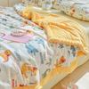 Colcha de algodão puro para jardim de infância, verão, infantil, verão, colcha fresca, ar condicionado, colcha lavável à máquina, colcha fina simples