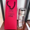 Venta al por mayor, taza de té portátil de doble capa con tapa de apertura rápida con un solo clic, taza de agua imprimible
