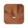 Collar de 26 Letras Transfronterizo de Amazon: Un Diseño Nuevo, Elegante y Minimalista, Perfecto para el Uso Diario, una Cadena para Clavícula Versátil y Elegante