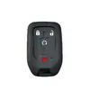 Adecuado para Chevrolet Camaro Buick Gmc Yukon Inteligente 4 Teclas Cubierta Protectora de Silicona para Llave Bolsa para Mando a Distancia Suave