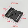 Fabricantes de fivelas planas de plástico fornecem fivela de cabeça de vaca de plástico polegada e meia 38mm fivela Cobra