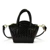 Mini Bolsa Balde Retro Portátil para Mulheres Moda Verão 2026 Simples para o Dia a Dia Texturizada Ombro Transversal