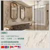 Nuevo Modelo Superficie de Cristal 1200*2400 Fondo Brillante Pared de Fondo Entrada Isla de Jade Azul Mesa Mostrador de Bar Mesa de Café Cristal Azul