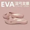Pantuflas de venta cruzada más vendidas, ajustadas, con soporte para el arco, sandalias de EVA de moda, antideslizantes, silenciosas y con características de masaje, diseñadas para uso en interiores, estilo mujer