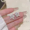 Pendientes de Moda de Aguja de Plata 925 con Cubos de Perla de Venta Caliente Pendientes Dulces de Nicho de Gama Alta Pendientes de Diseño Exquisito