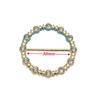 Hebilla de Nudo para Ropa Fija Artefacto Cintura Broche de Perla Metal Perla Hebilla para Prenda Hebilla para Toalla de Seda Aleación Hebilla Decorativa