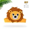 Faixas de Cabeça de Animais para Apresentações do Dia das Crianças e Dia Nacional, Faixas de Cabelo de Desenho Animado, Adereços Decorativos Fofos, Faixas de Cabeça de Tecido Não Tecido, Acessórios de Cabelo