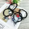 2018 Nueva banda para el cabello con flor y lazo, accesorios para el cabello para mujer, cuentas de concha, banda para el cabello, joyería para tienda de 2 yuanes, venta al por mayor