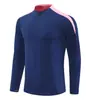 Nueva Chaqueta de Entrenamiento de Fútbol Casual de Deportes al Aire Libre de Invierno Chaqueta de Manga Larga Conjunto de Uniforme de Fútbol Ropa Cálida de Entrenamiento