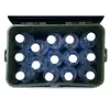 Cubo portátil desmontable para material de pesca herramienta de almacenamiento de equipo especial caja de almacenamiento de una sola capa caja para señuelos artificiales