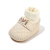 Invierno Nuevo Zapatos y Calcetines para Bebé Recién Nacido 4-16 Meses Zapatos de Algodón Otoño e Invierno Cálido con Forro Polar Suela Suave Zapatos de Bebé Hombre