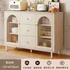 Aparador para sala de jantar, armário de armazenamento moderno minimalista de parede, armário de chão doméstico para armazenamento, armário lateral para chá e bebidas