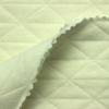 Tela de doble cara jacquard de capa de aire tejida por trama, acolchada de seda, jacquard 3D diamante de capa de aire, tela para ropa