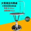 Mesa de Belleza, Mesa de Peluquería para Perros, Mesa Redonda Elevable, Mesa de Estilismo y Secado con Soplador para Pelo de Gato y Perro, Soporte Fijo