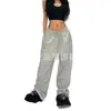 Primavera 2026 Street Style Preguiçoso Cintura Solta Perna Larga Seis Cores Sólidas Esportivo Casual Calça Longa Confortável Versátil