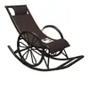 Sillón Mecedora de Ratán para Ocio, Silla Perezosa, Mecedora de Ratán, Reclinable para Adultos, Sala de Estar al Aire Libre, Balcón, Siesta, Personas Mayores, Fábrica