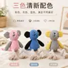Brinquedo de corda de algodão para animais de estimação, estilo desenho animado de rato, com padrão de abacaxi, pelúcia, brinquedo durável para cães, para filhotes roerem, aliviar o tédio e como companhia