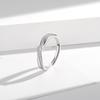 Anillo de pareja Han I con personalidad, nicho ligero, de lujo, de plata esterlina S925, anillo de bodas para mujeres mayores, regalo de San Valentín