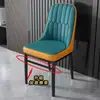 Cadeira de jantar doméstica comercial luxo leve hotel restaurante cadeira moderna minimalista mesa de jantar cadeira negociação encosto cadeira