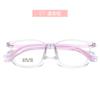 Transparente rosa silicone em forma de U almofada nariz anti-queda antiderrapante ultra-leve miopia óculos armação dos desenhos animados crianças armação
