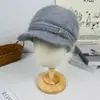 Gorro de Lana de Invierno para Mujer, Madre, Gorro de Punto Cálido y Engrosado para Personas Mayores, de Mediana Edad y Mayores, Forro de Lana de Pelo de Conejo, Moderno y Casual