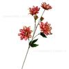 Flor artificial nueva dalia de 6 cabezas boda fondo salón de bodas flor de decoración suave guía de camino flor alta exportación de comercio exterior