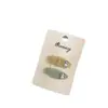 Nuevo Clip BB Ovalado de Hilo y Pedrería para Principios de Otoño Pinza Dulce Versátil para Flequillo de Niña Clip para el Cabello Infantil Accesorio para el Cabello