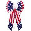 Moño Personalizado del Día de la Independencia Americana Cinta de Bandera Americana Moño de Estrella Hecho a Mano diy Cinta Decorativa